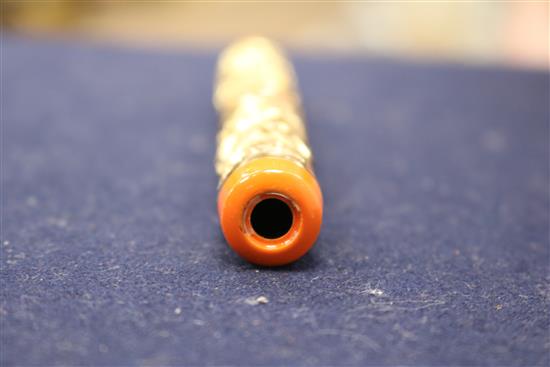 A giant ornate fountain pen 6.75in.